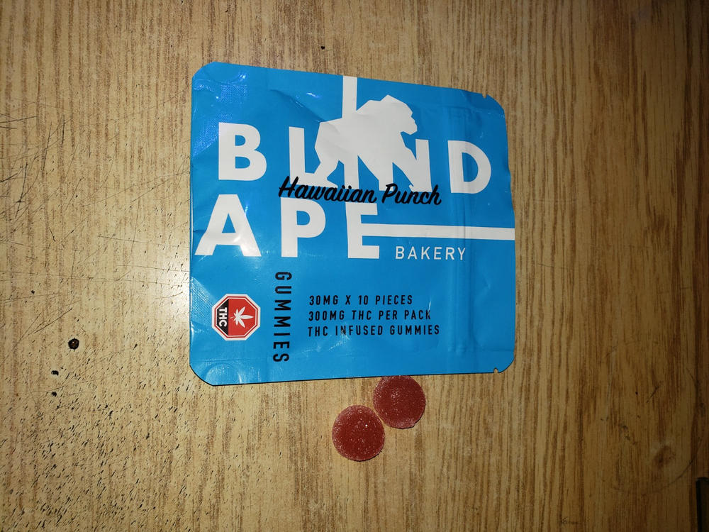 Blind Ape - Hawaiian Punch 300mg THC Gummies - Customer Photo From TJ Gibson