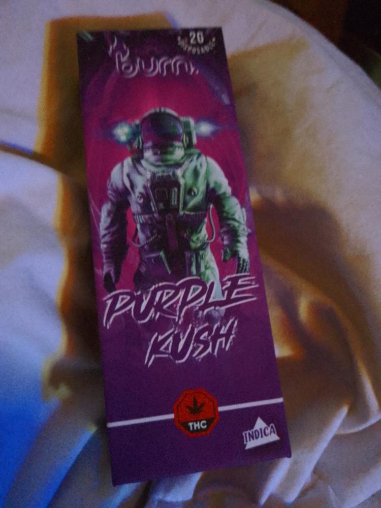 Burn 2mL Disposable Vapes – Purple Kush THC Distillate - Customer Photo From Yves Rivest