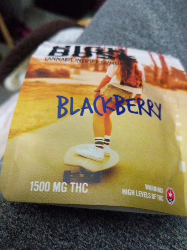 High Dose 1500mg THC Gummy - Blackberry - Customer Photo From Debbie Layden