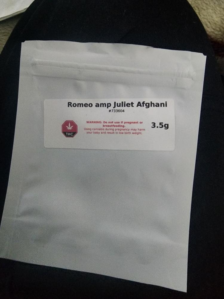 Romeo & Juliet Afghani Hash - 3.5 Grams - Customer Photo From stephen rogers