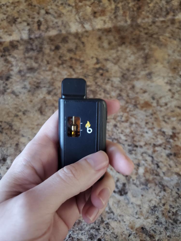 Burn 3mL Disposable Vapes – Death Bubba THC Distillate - Customer Photo From Rebecca Hilbig