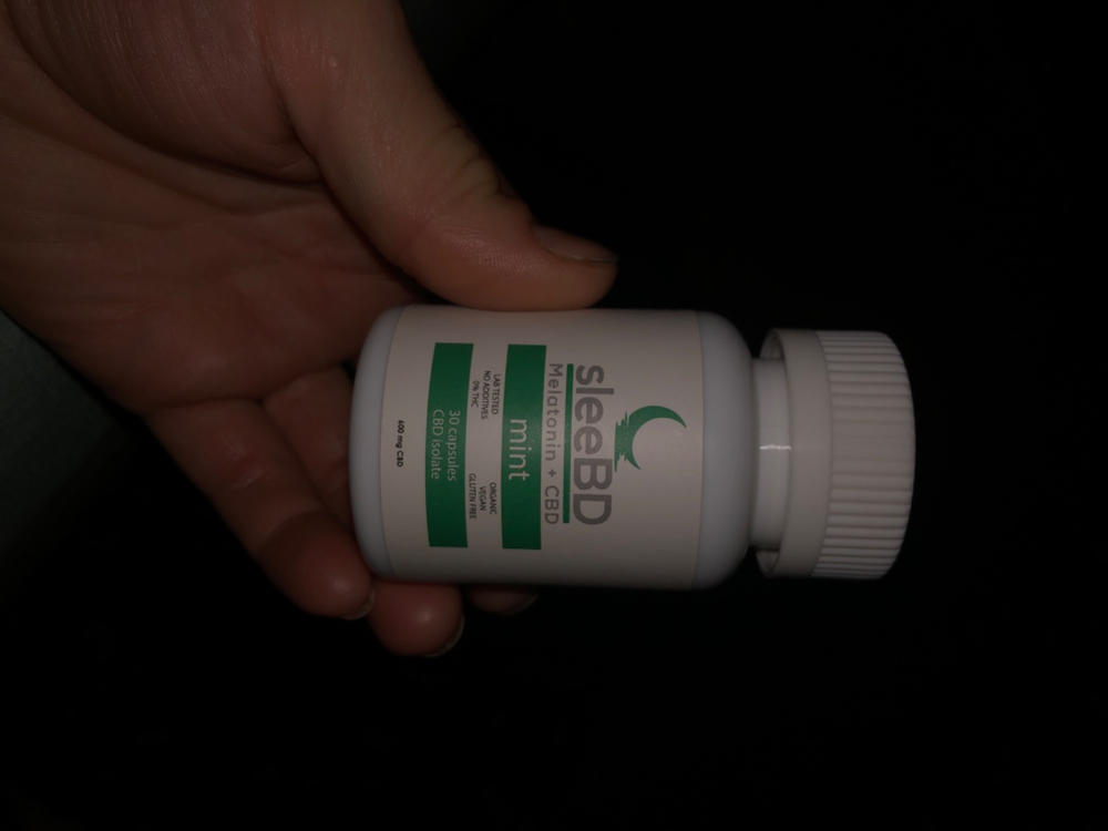 SleeBD CBD Capsules - Mint - Customer Photo From Ashley Noeth