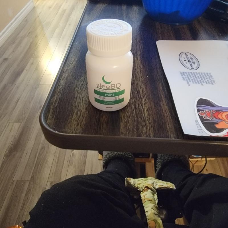 SleeBD CBD Capsules - Mint - Customer Photo From Mike Baxter