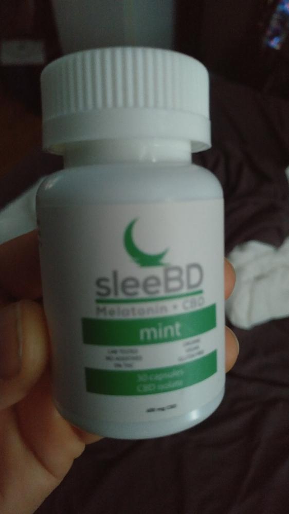 SleeBD CBD Capsules - Mint - Customer Photo From Alexander Fosty