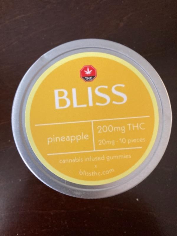 Bliss Edibles 200mg THC - Pineapple - Customer Photo From Alta Waldorf