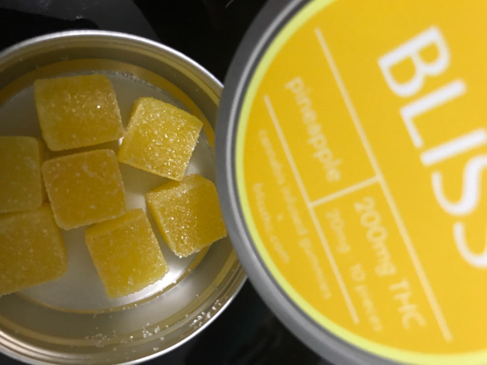 Bliss Edibles 200mg THC - Pineapple - Customer Photo From Jay Roth