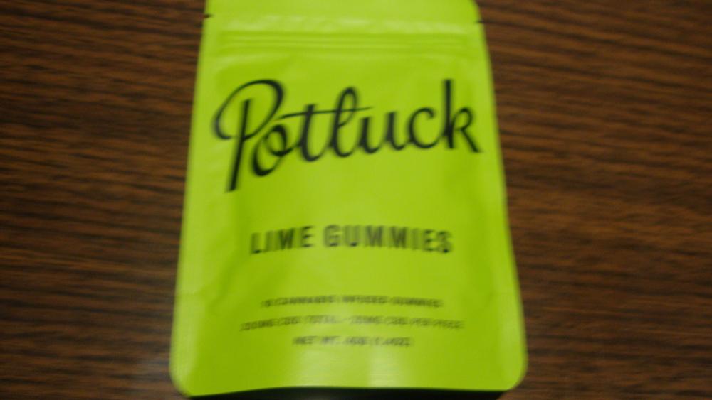 Potluck Edibles 200mg CBD Gummies - Lime - Customer Photo From Mike