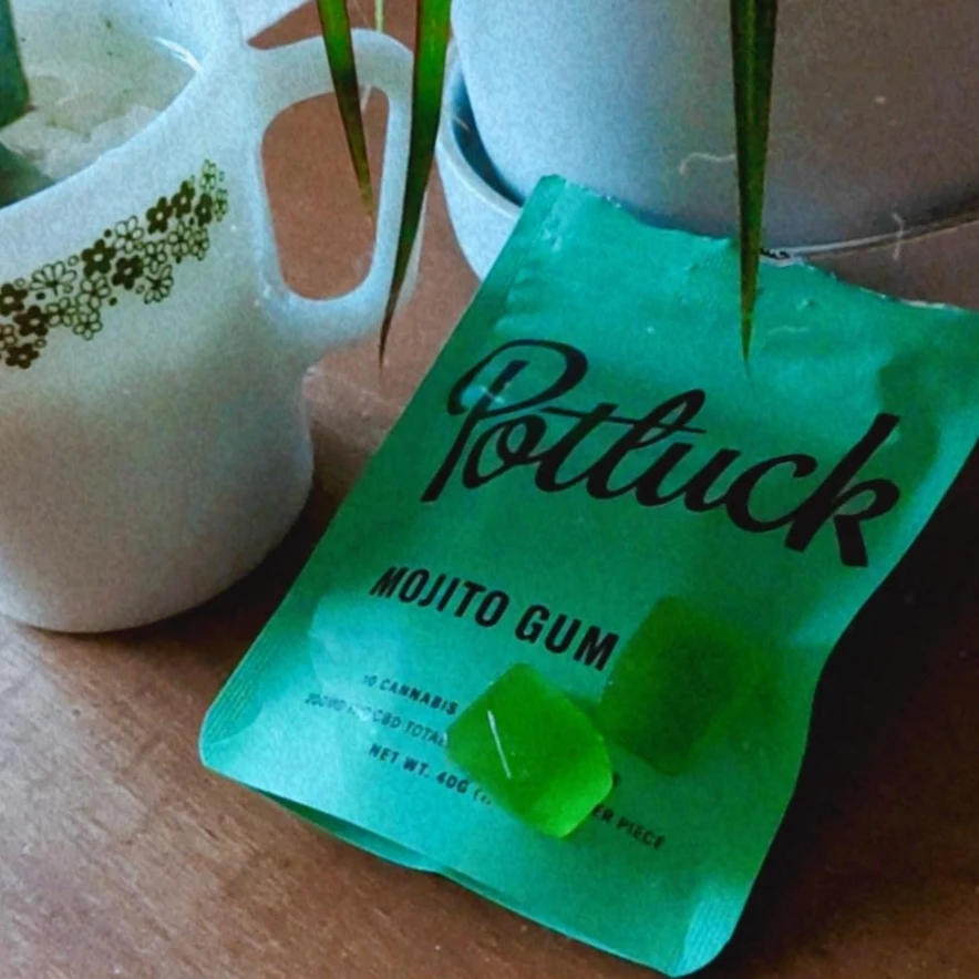Potluck Edibles 200mg 1:1 THC/CBD Gummies - Mojito - Customer Photo From Paige Rossie