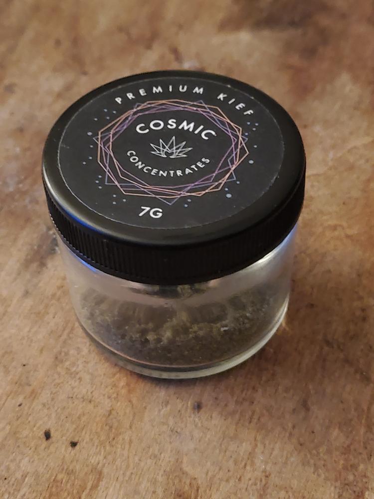Cosmic Concentrates Premium Kief – 7 Grams - Customer Photo From Chris Doerksen
