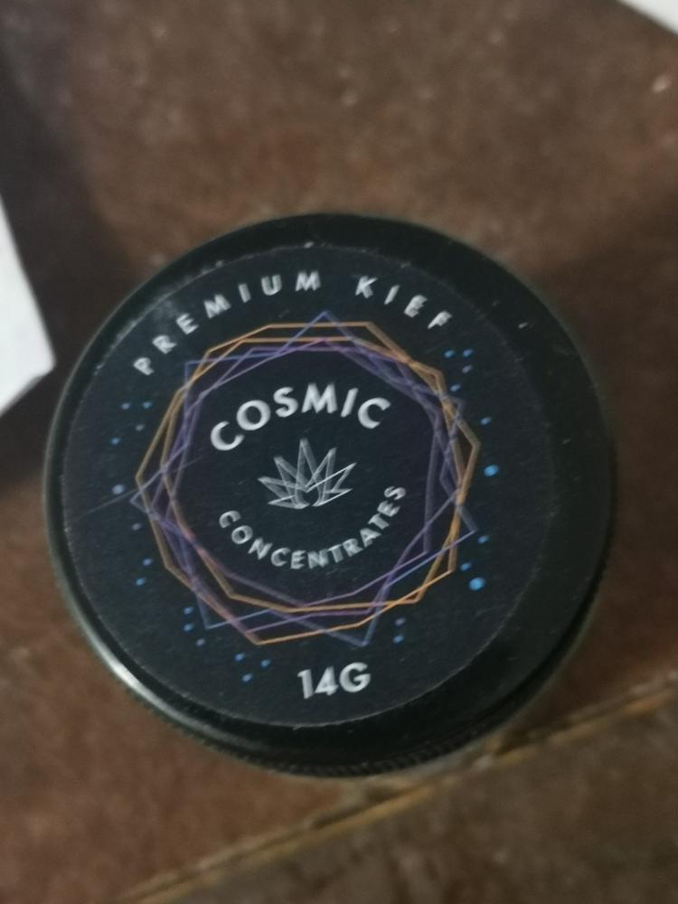 Cosmic Concentrates Premium Kief – 14 Grams - Customer Photo From Michael Shuster