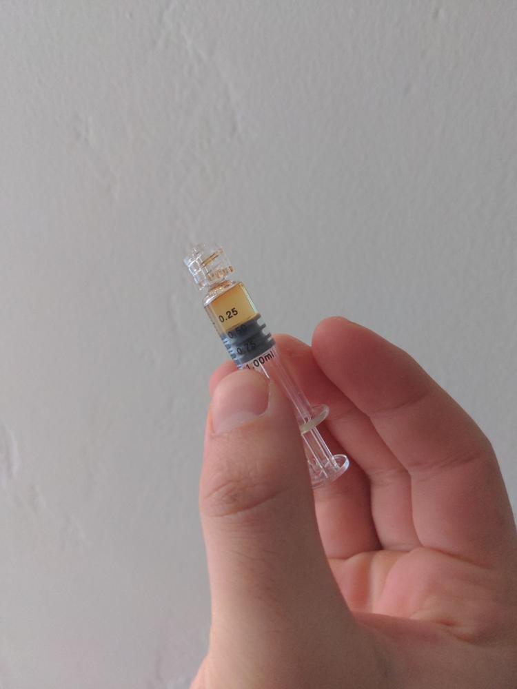 Cosmic Concentrates Premium THC Distillate - 1mL - 1ml - Customer Photo From James Grigoriadis