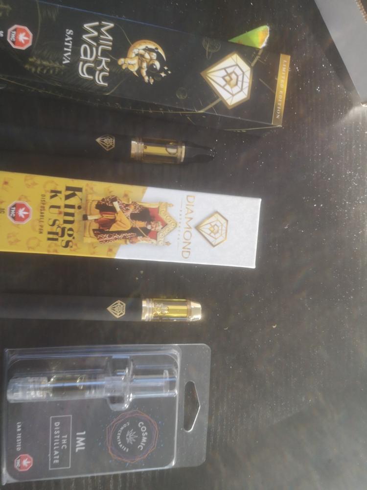 Cosmic Concentrates Premium THC Distillate - 1mL - 1ml - Customer Photo From Larry Konana