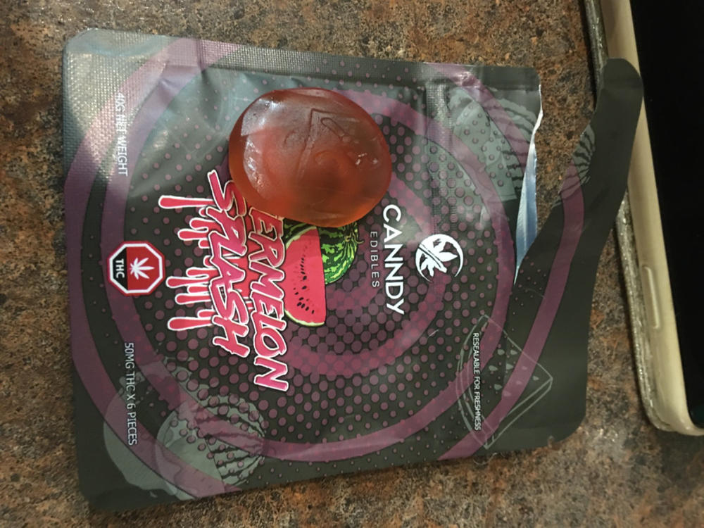 Canndy Edibles (300mg) THC Gummies - Watermelon Splash - Customer Photo From Laurie Williams