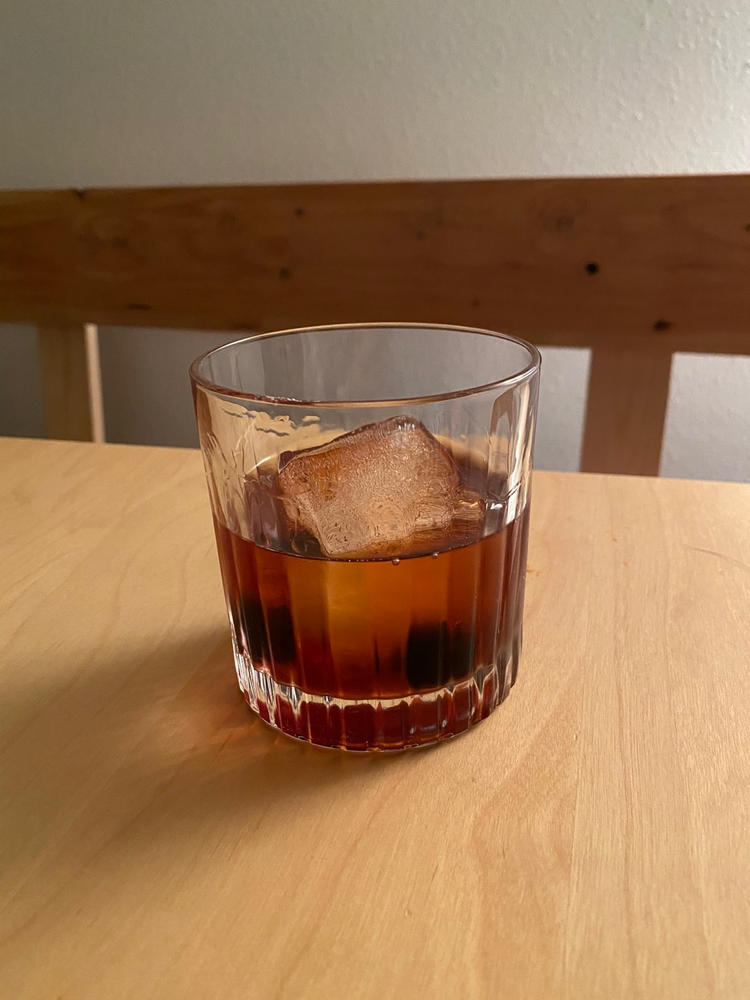 Bicchieri da whisky Vecchio stile Fondo sferico girevole Cristallo Cocktail  Glass Bourbon Bicchieri