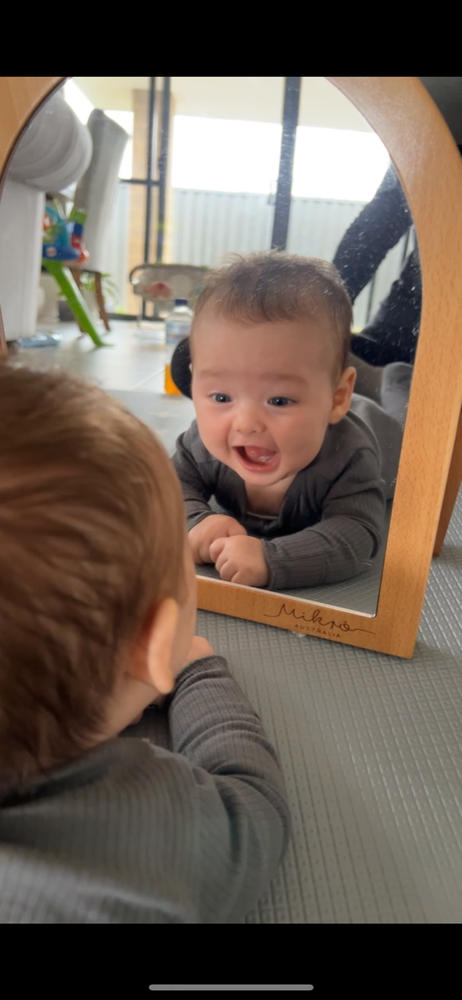 Tummy Time Mirror - Customer Photo From taylor c.