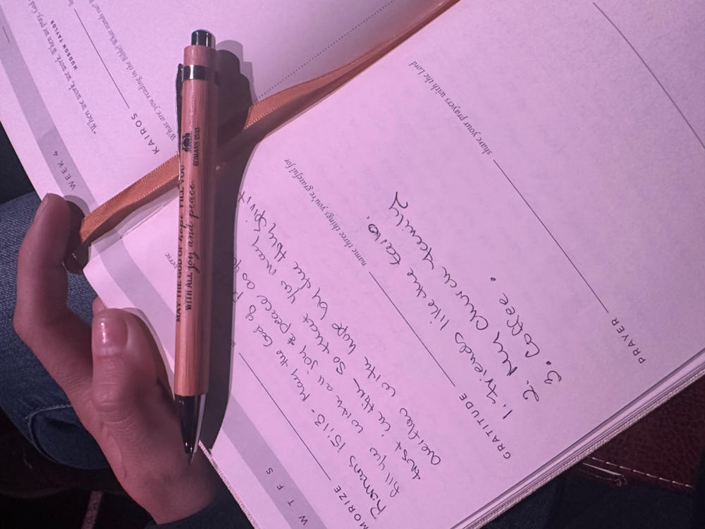 Daily Kairos Prayer Journal - Customer Photo From Dawn C.