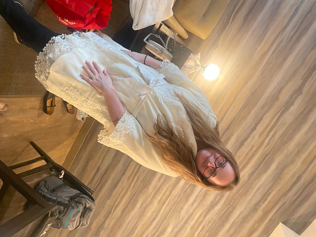 Signature Stunning Getting Ready Bridal Robe (as seen on Tik Tok) - Customer Photo From Deanne Stuart