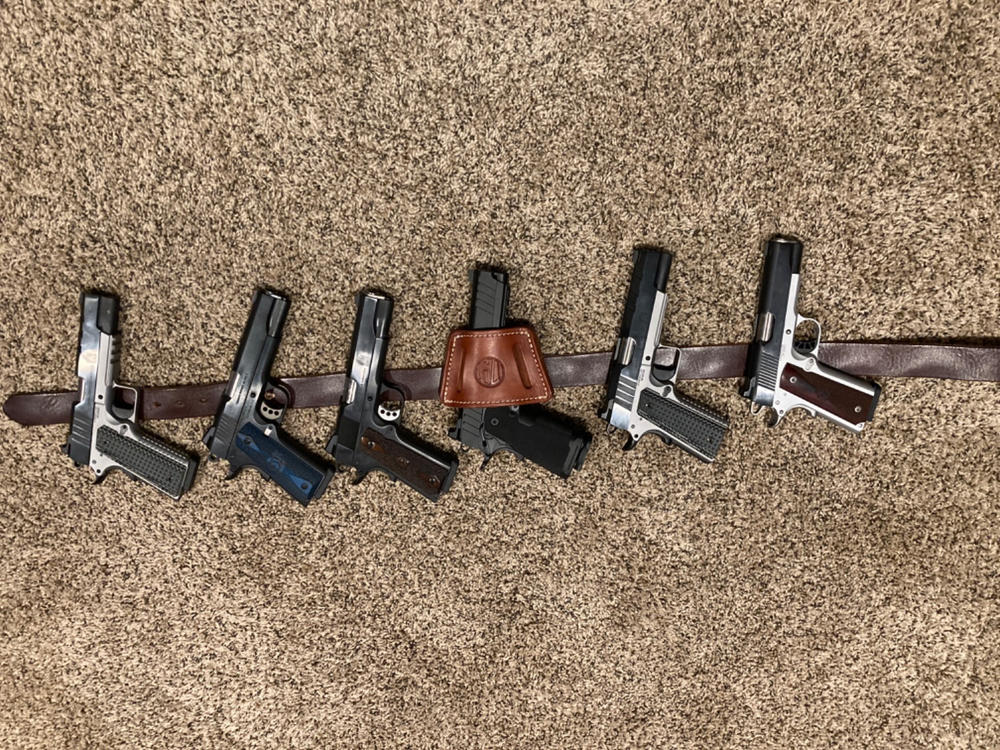 UIW Universal IWB and OWB Holster - Classic Brown - Customer Photo From Anonymous
