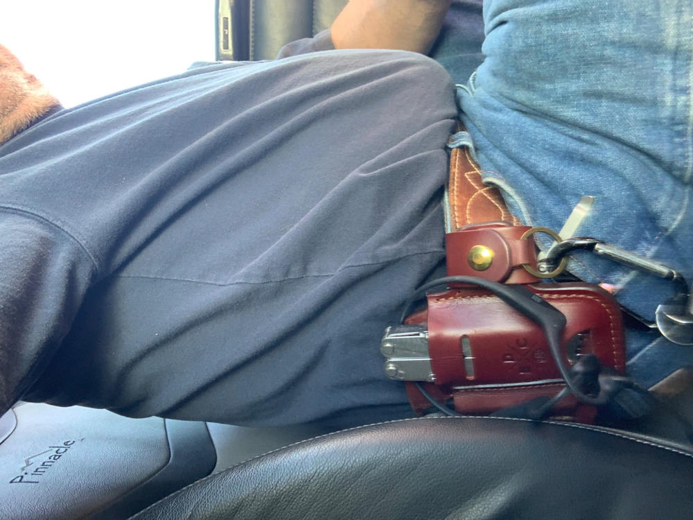 Action Snap with Small Flex Loop: for Medium Multitools - CHESTNUT - Customer Photo From Eric Lohr