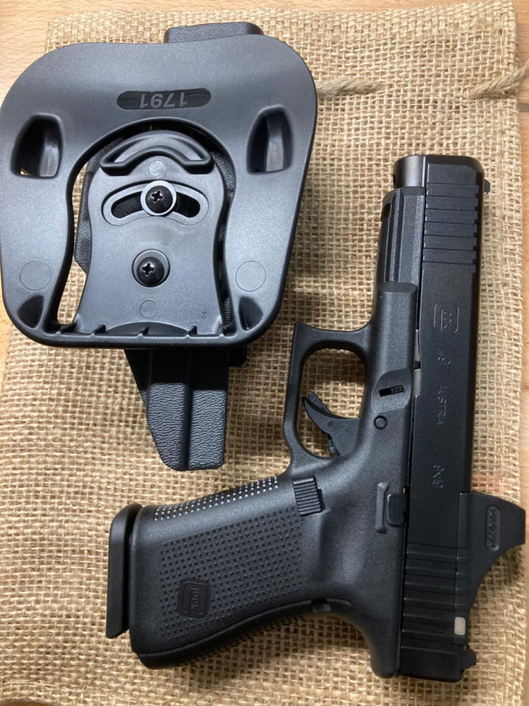 Glock 19 Tactical Paddle Holster OWB - Customer Photo From Anthony Ronyak