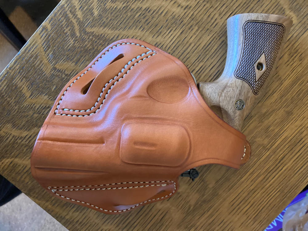 RVHX-4.3 – Thumb Break Holster for L-Frame Revolvers - Customer Photo From Anonymous