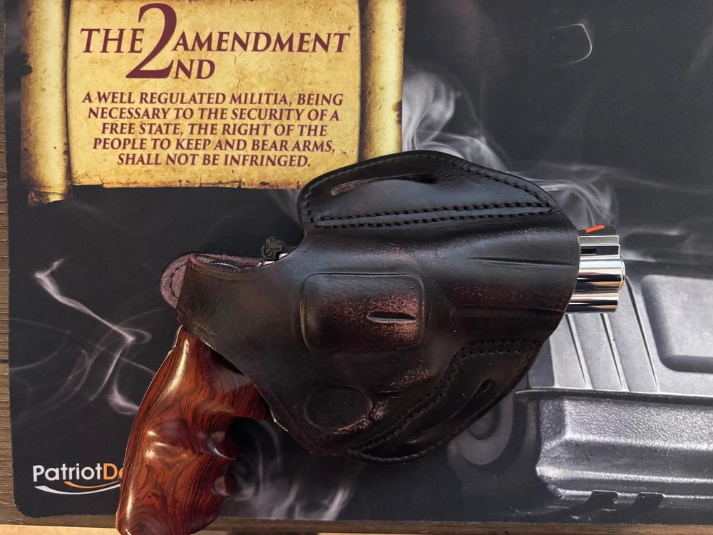 RVHX-4.3 – Thumb Break Holster for L-Frame Revolvers - Customer Photo From Dennis M. Pires