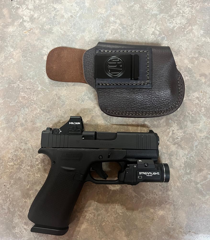 Optic Ready Light Bearing Smooth Concealment Holster Size 3 - Customer Photo From Joe