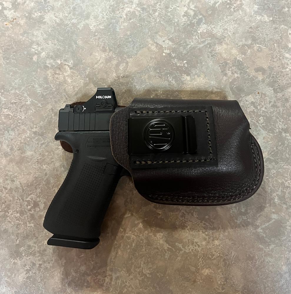 Optic Ready Light Bearing Smooth Concealment Holster Size 3 - Customer Photo From Joe