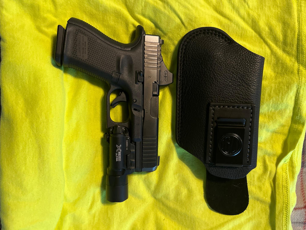 Optic Ready Light Bearing Smooth Concealment Holster Size 4L - Customer Photo From Ed Seay