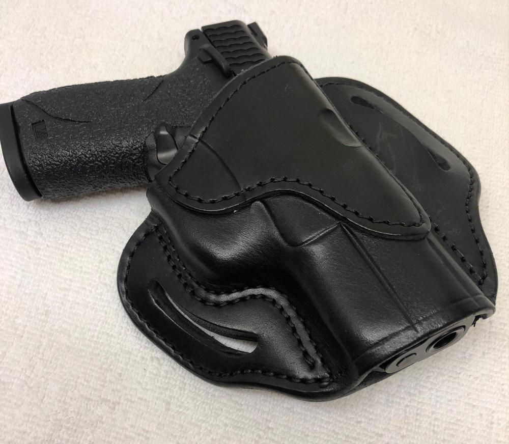 BH2.1 – Open Top Multi-Fit Belt Holster 2.1 - Customer Photo From Mark Corrigan