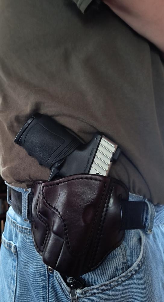 BH2.1 – Open Top Multi-Fit Belt Holster 2.1 - Customer Photo From Darrell Mulcahy