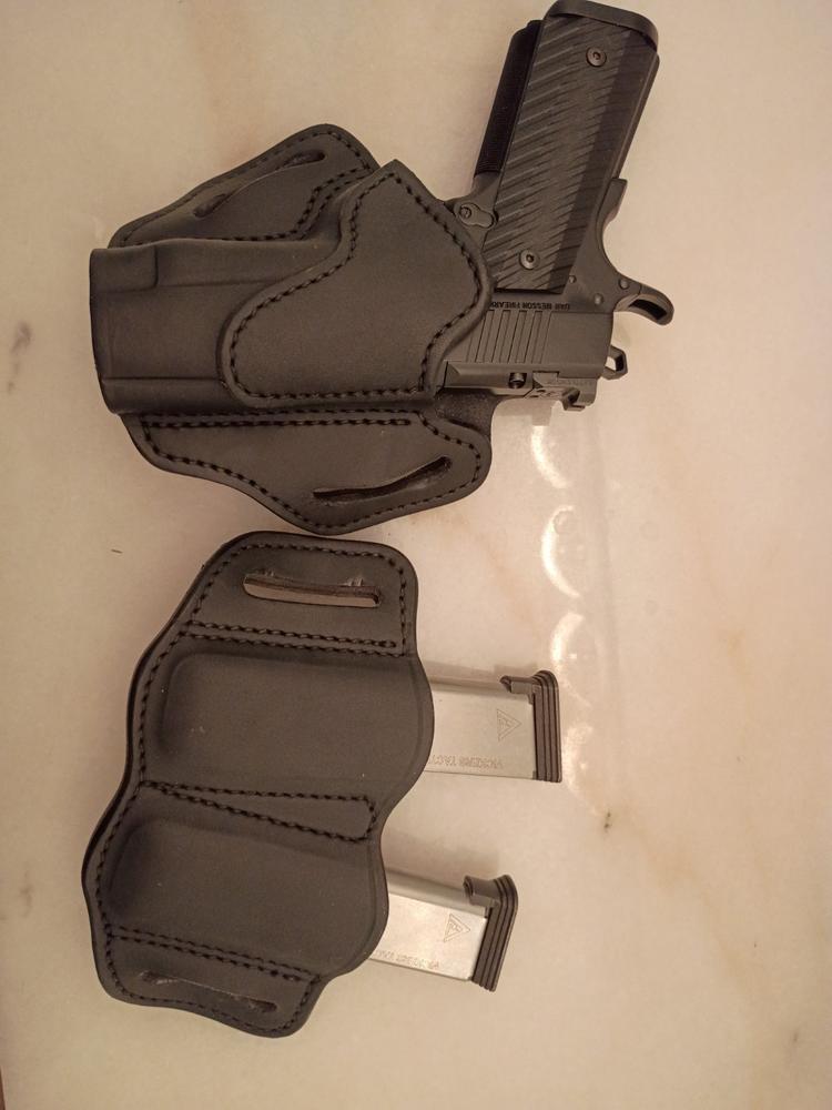 MAG 2.1 – Double Mag Carrier for Single Stack Mags - Stealth Black - Customer Photo From Anthony Rivera