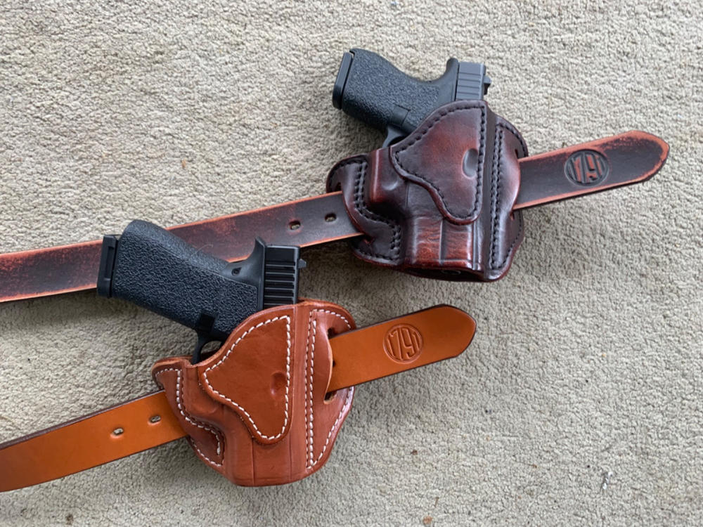Texas Ranger Gun Holster - Comfort Belt Scabbard - BH4L