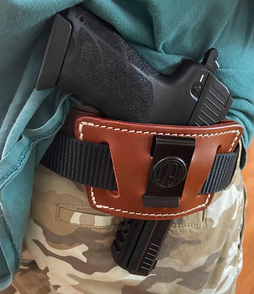 UIW MAX (Universal IWB & OWB) Carry Holsters - Classic Brown - Customer Photo From Anonymous