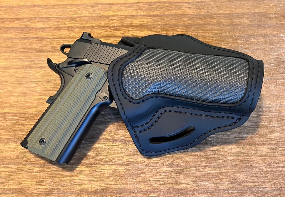 BH1 - Carbon Fiber Belt Holster - Customer Photo From John Byes
