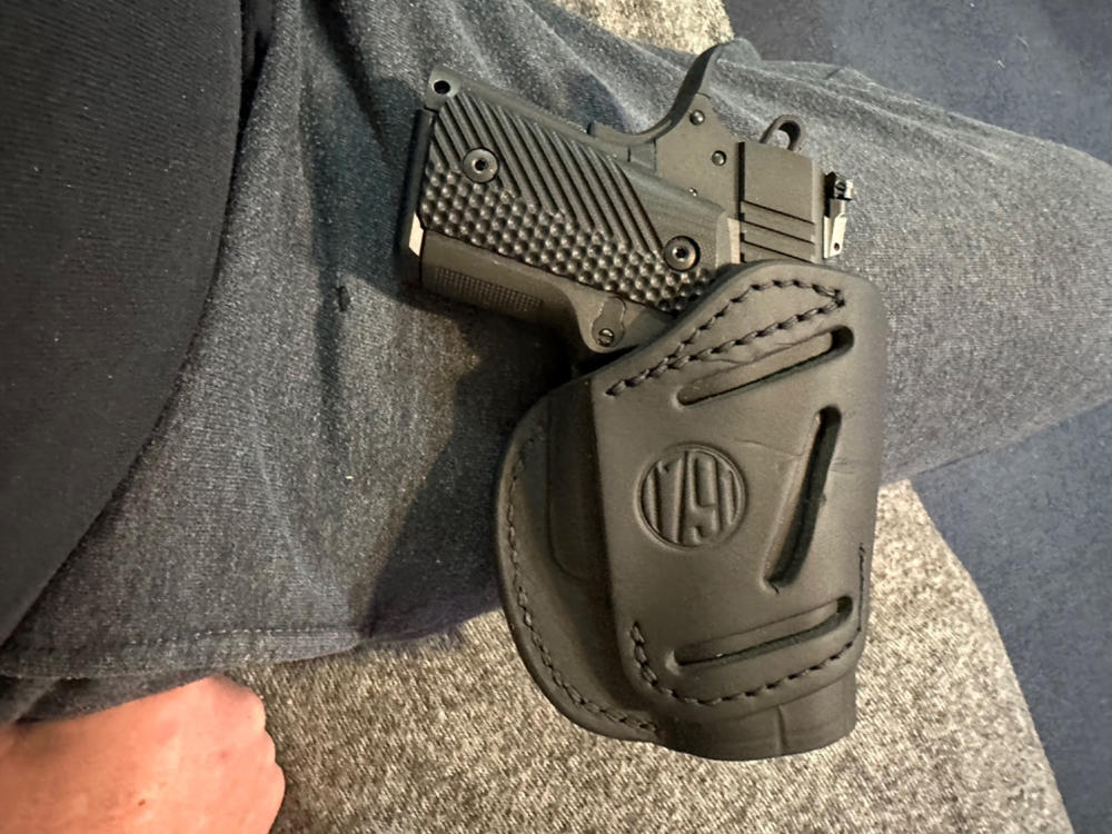4 Way Concealment & Belt Leather Holster Size 2 - Customer Photo From Anonymous