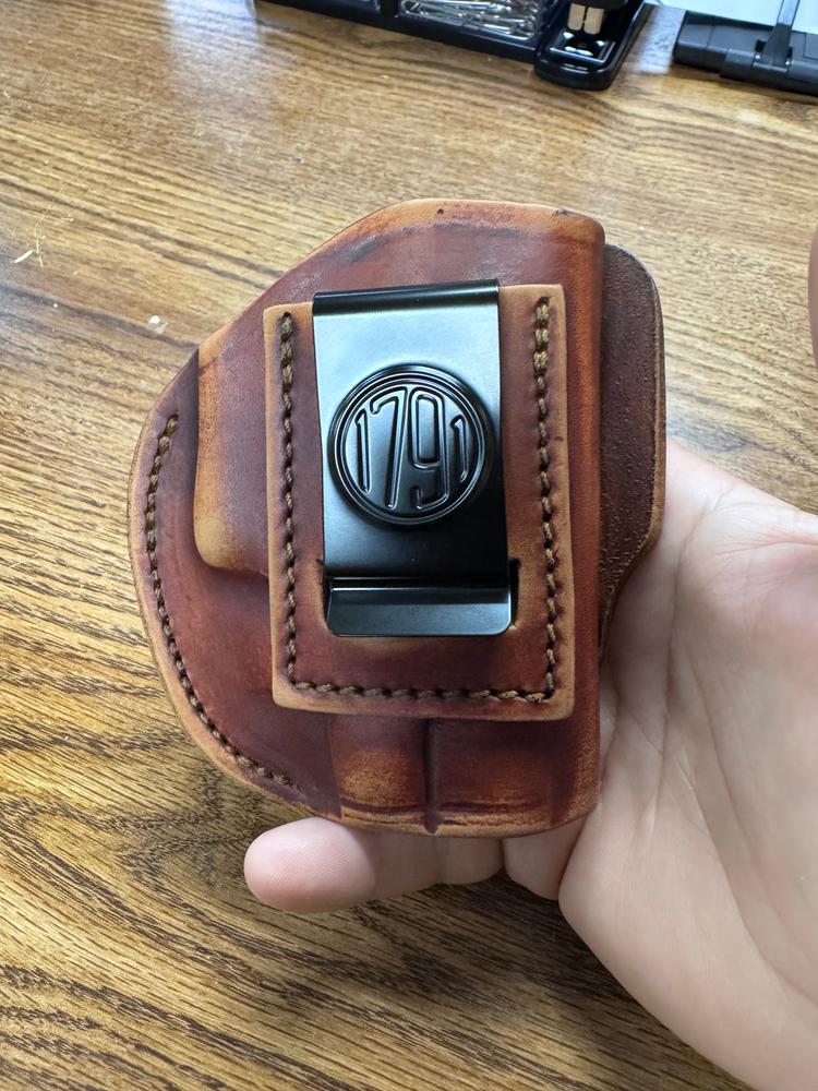 3-Way Multi-Fit OWB Concealment Holster Size 4 - Customer Photo From Drumright Police Department 