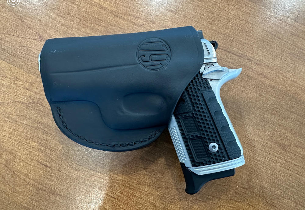 2-Way Multi-Fit IWB Concealment Leather Holster Size 2 - Customer Photo From Nicholas Fulkerson