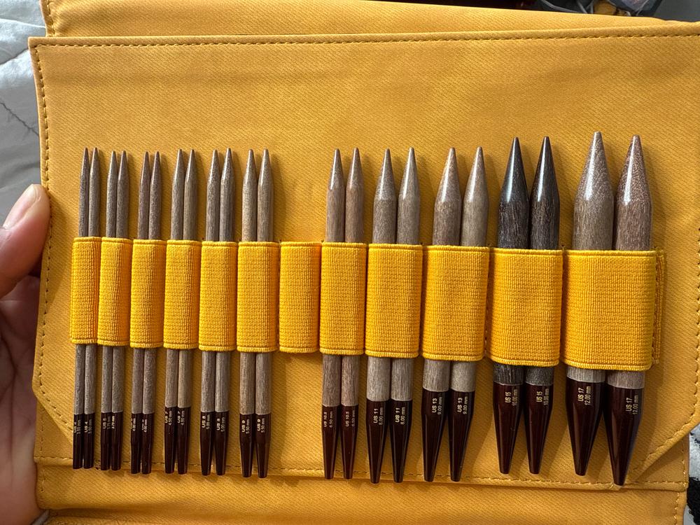 Lykke Umber 5" Interchangeable Circular Needle Set | With Carrying Case - Customer Photo From Diamond