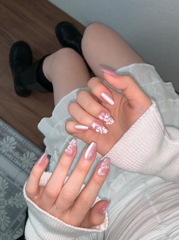 【cherry】フルオーダーネイルチップ ✴︎ネイルチップフルオーダー✴︎ ありがとうございます♡ 振袖