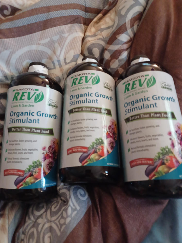 Organic REV Liquid Plant Food 32oz 3-Pack. Best Value! - Customer Photo From Nicole B.