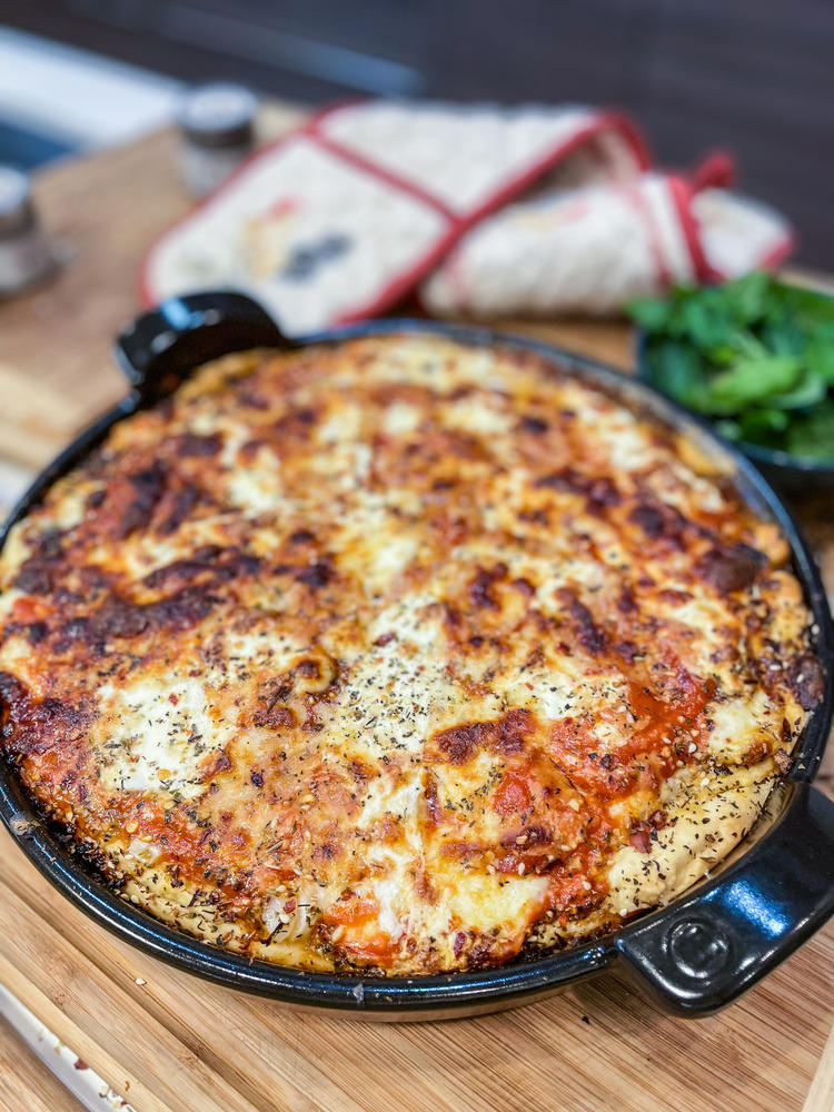 Emile Henry - Charcoal - Deep Dish Pizza Pan - 12