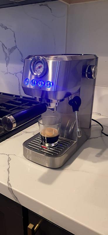 Sincreative 3700GENSE™ Casabrews-Series Espresso Machine 20 Bars with Milk  Frother Steam Wand