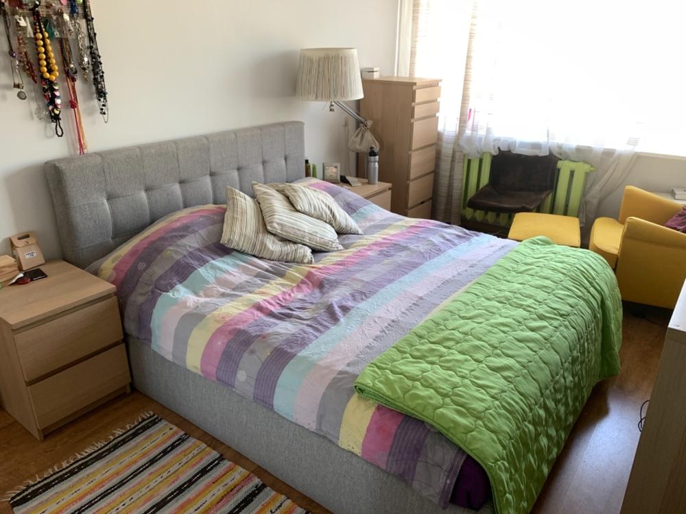 Guļamistabas gulta NIKOLE - Customer Photo From Elina Feldmane