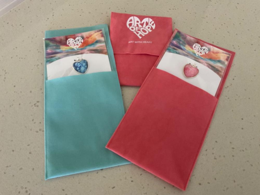 SUEDE ENVELOPE POUCHES - Customer Photo From Barbara M.