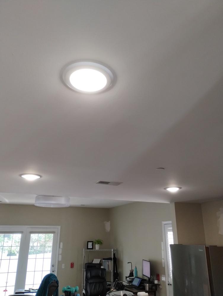 Recessed LED Lighting, 5/6 Inch, Disk Downlight, 15W, 1050 Lumens - Customer Photo From Debra Aglaia