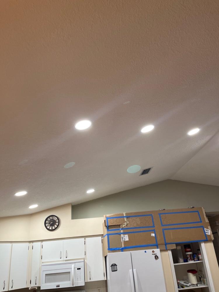 Recessed LED Lighting, 6 Inch, Slim, Wafer Thin, Baffle Trim, 850 Lumens - Customer Photo From Anthony Kuhns