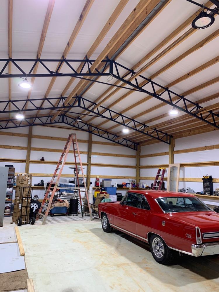 UFO High Bay 150W LED Fixture, 21000 Lumens - Customer Photo From Tommy Denton