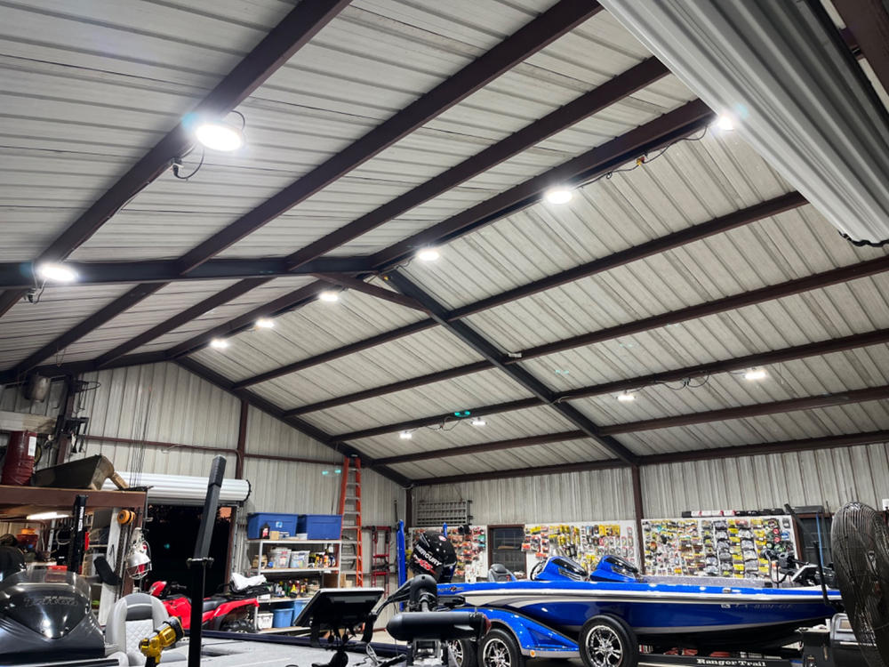 UFO High Bay 150W LED Fixture, 21000 Lumens - Customer Photo From troy poret