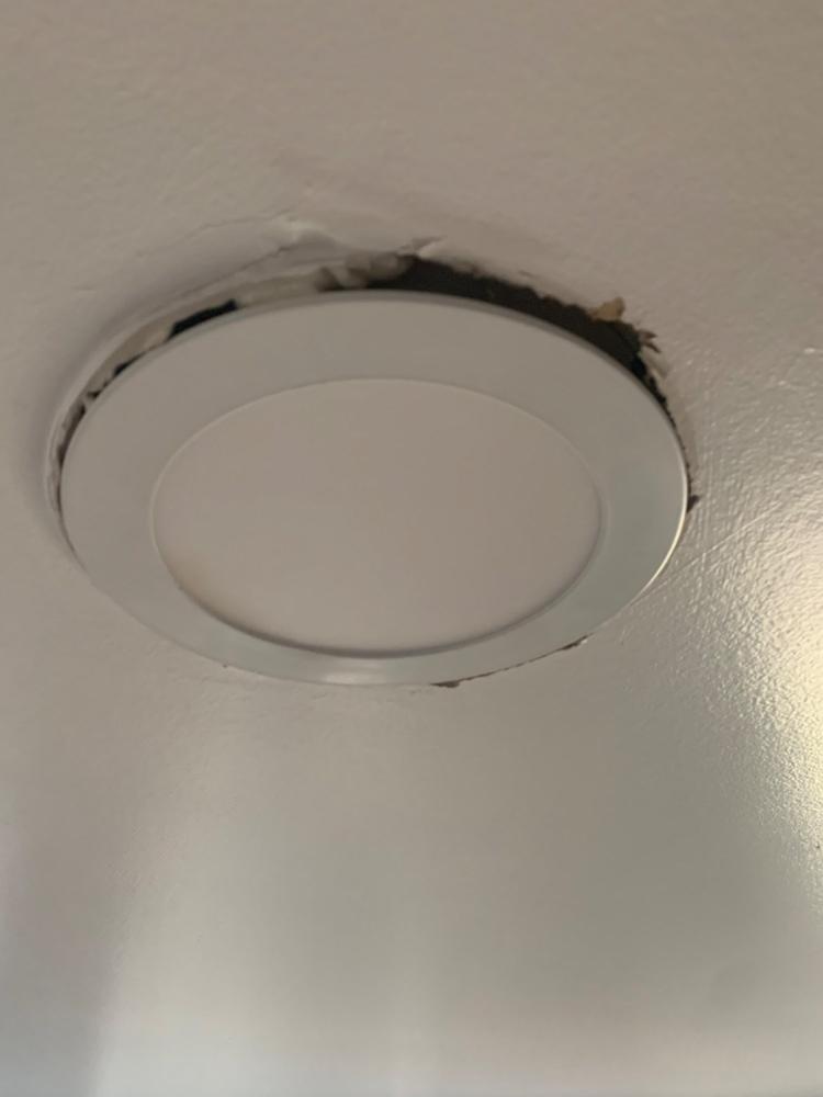 Goof Ring for 5/6 Inch Recessed Lights - Customer Photo From ANGELA ENGLAND